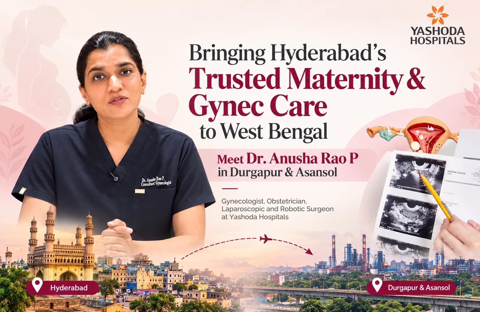 Dr Anusha Rao P Visiting Gynecologist in Durgapur and Asansol West Bengal